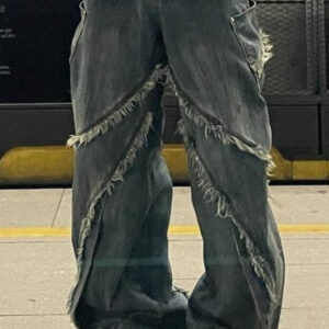 Scratched Baggy jeans